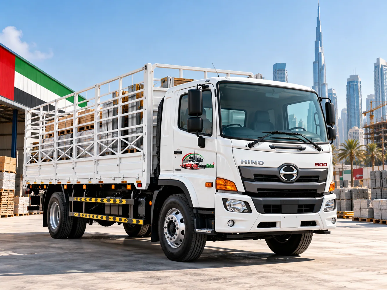 7 Ton Truck Rental truck illustration