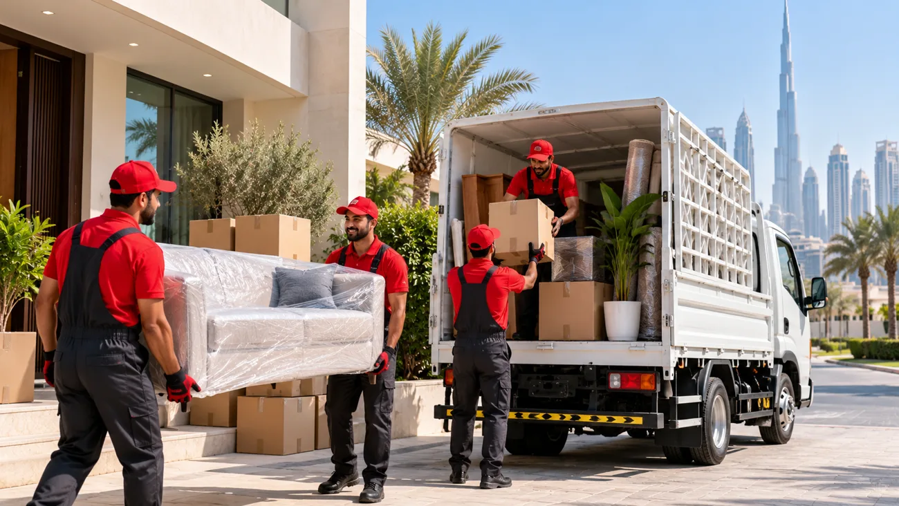 Villa furniture moving and transport
